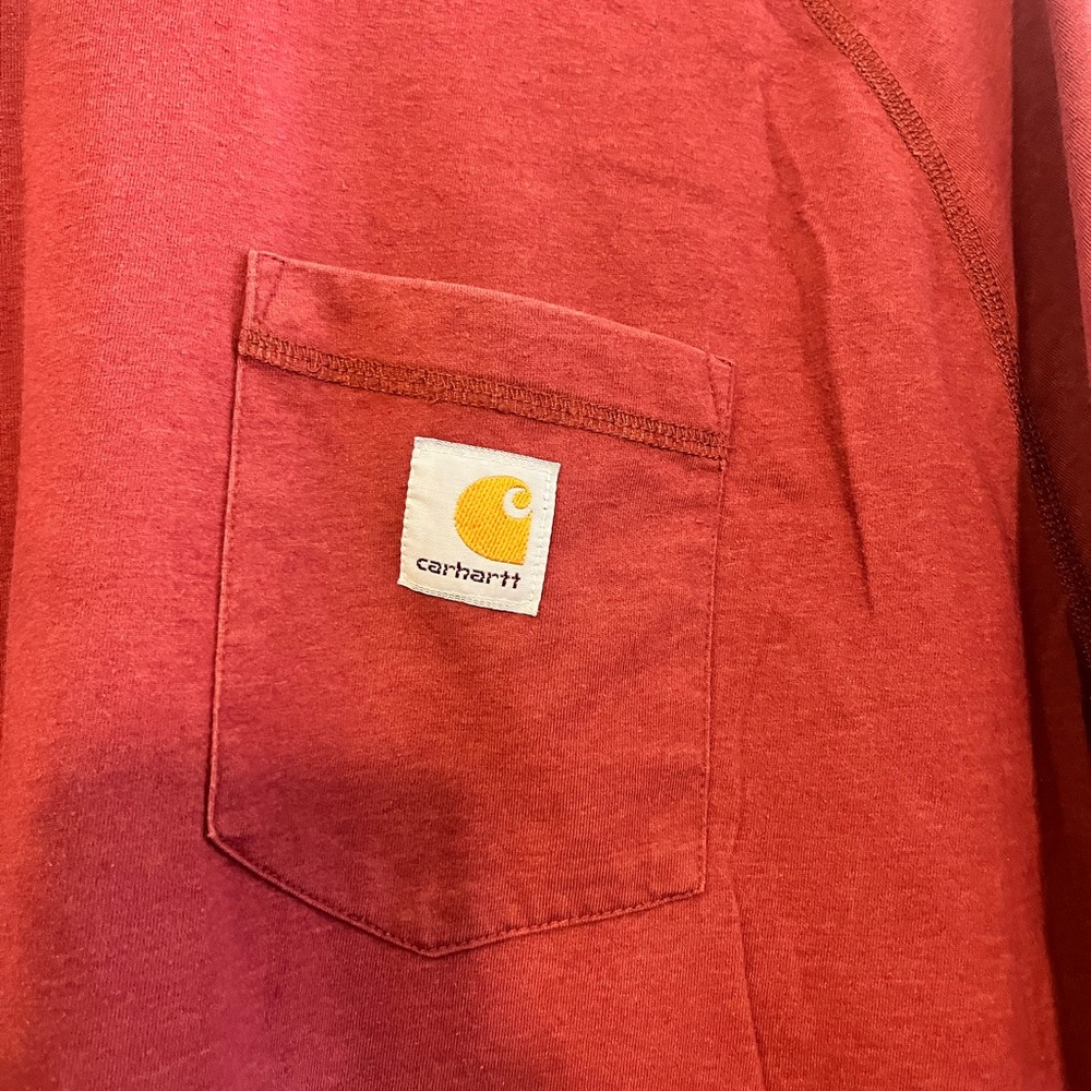 Carthart Oversized Tshirt - Red - 2 XL Force - Flexible.